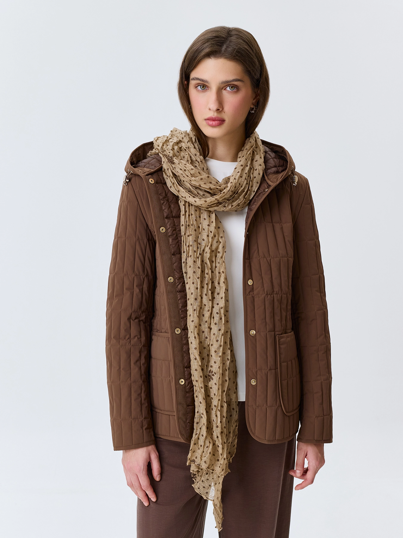 Палантин в горошек SAVAGE